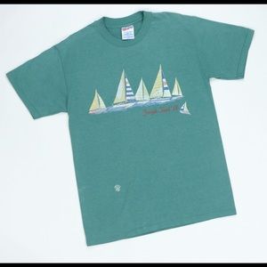 Vtg Fenwick Island DE Hanes Heavyweight Top